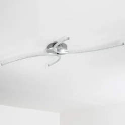 Plafonnier Askim LED Argenté, 1 lumière