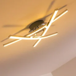 Plafonnier ATOME LED Chrome, 3 lumières