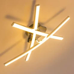 Plafonnier ATOME LED Chrome, 3 lumières