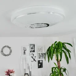 Plafonnier Auxerre LED Blanc, 1 lumière