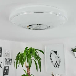 Plafonnier Auxerre LED Blanc, 1 lumière