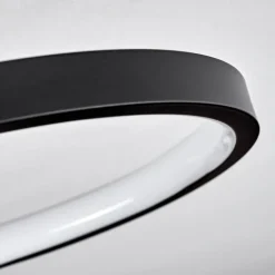 Plafonnier Avelal LED Brun, Couleur bois, Noir, 1 lumière