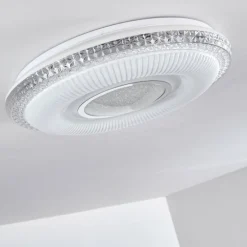 Plafonnier Avoriaz LED Blanc, 2 lumières, Télécommandes, Changeur de couleurs