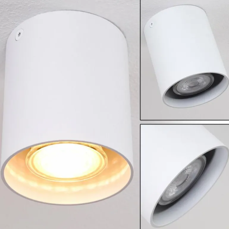 Plafonnier Awuna Blanc, 1 lumière