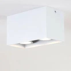 Plafonnier Awuna Blanc, 2 lumières