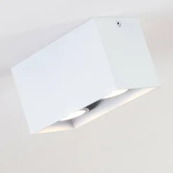 Plafonnier Awuna Blanc, 2 lumières