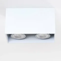 Plafonnier Awuna Blanc, 2 lumières