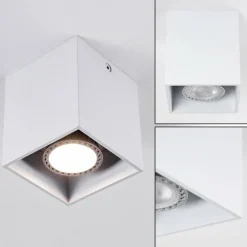 Plafonnier Awuna Blanc, 1 lumière