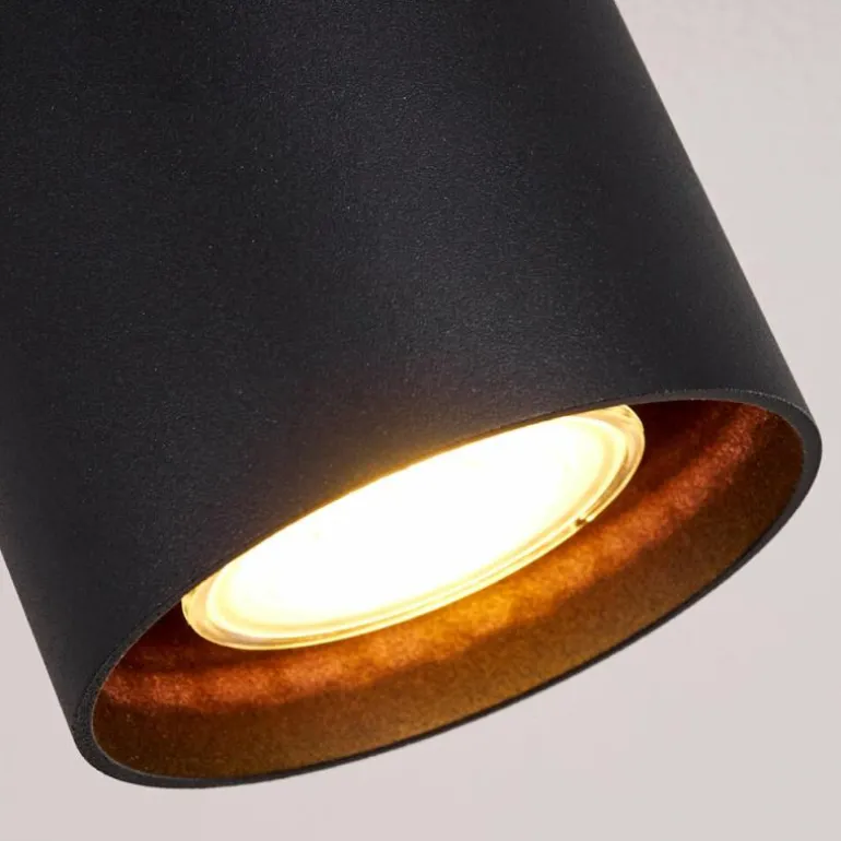 Plafonnier Awuna Noir, 1 lumière