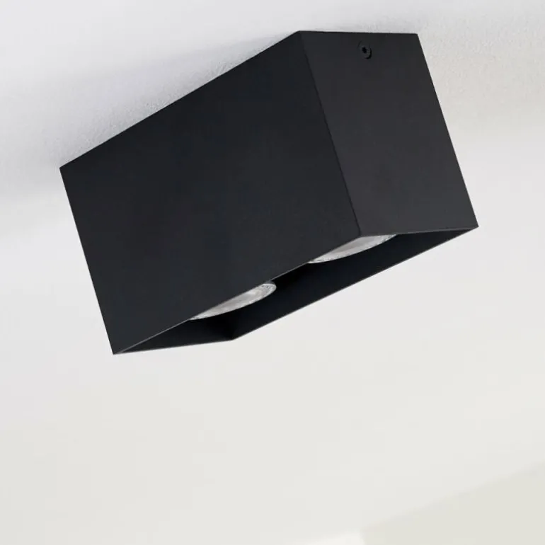 Plafonnier Awuna Noir, 2 lumières