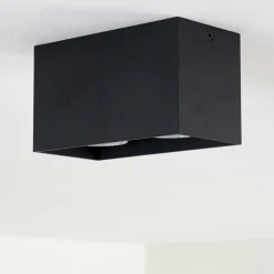 Plafonnier Awuna Noir, 2 lumières
