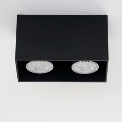 Plafonnier Awuna Noir, 2 lumières