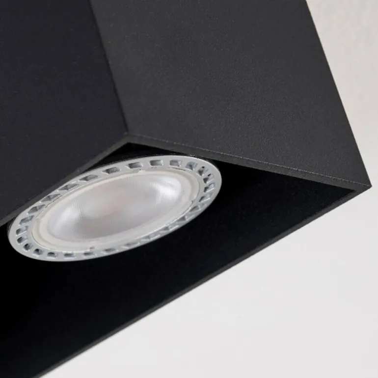 Plafonnier Awuna Noir, 2 lumières