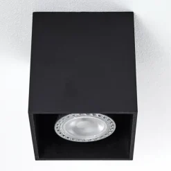 Plafonnier Awuna Noir, 1 lumière