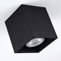 Plafonnier Awuna Noir, 1 lumière