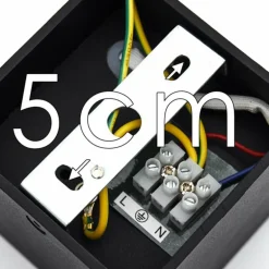 Plafonnier Awuna Noir, 1 lumière