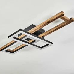 Plafonnier Ayajasco LED Écru, Noir, 1 lumière