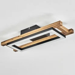 Plafonnier Ayajasco LED Écru, Noir, 1 lumière