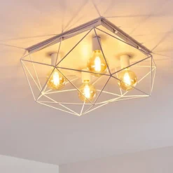 Plafonnier Babol Blanc, 4 lumières