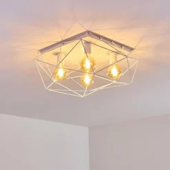 Plafonnier Babol Blanc, 4 lumières