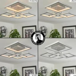 Plafonnier Bacolod LED Aluminium, 1 lumière