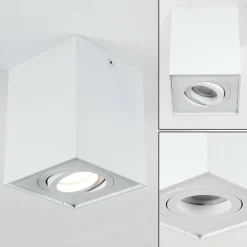 Plafonnier Baishan Blanc, 1 lumière