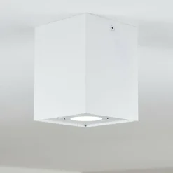 Plafonnier Baishan Blanc, 1 lumière