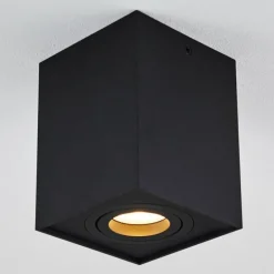 Plafonnier Baishan Noir, 1 lumière
