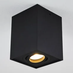 Plafonnier Baishan Noir, 1 lumière