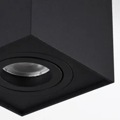 Plafonnier Baishan Noir, 1 lumière