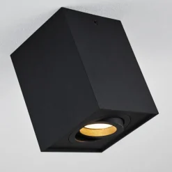 Plafonnier Baishan Noir, 1 lumière