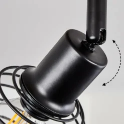 Plafonnier Ballis Écru, Noir, 1 lumière