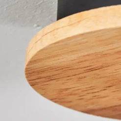 Plafonnier Ballis Écru, Noir, 1 lumière