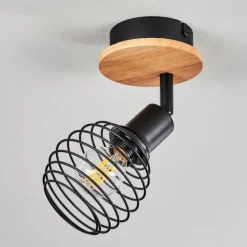 Plafonnier Ballis Écru, Noir, 1 lumière