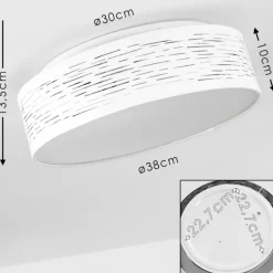 Plafonnier Bandol LED Blanc, 1 lumière