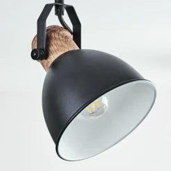 Plafonnier Banjul Brun, Noir, 4 lumières