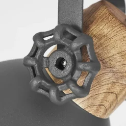 Plafonnier Banjul Gris, Blanc, 4 lumières