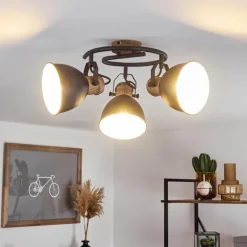 Plafonnier Banjul Noir, 3 lumières