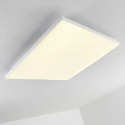 Plafonnier Bankura LED Blanc, 1 lumière, Télécommandes
