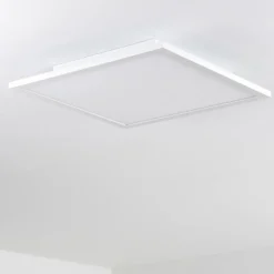 Plafonnier Bankura LED Blanc, 1 lumière, Télécommandes, Changeur de couleurs