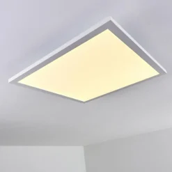 Plafonnier Bankura LED Blanc, 1 lumière, Télécommandes, Changeur de couleurs