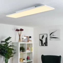 Plafonnier Bankura LED Blanc, 1 lumière, Télécommandes