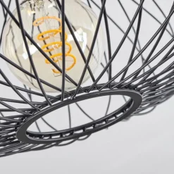 Plafonnier Banleou Noir, 1 lumière