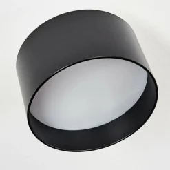 Plafonnier Baraboo LED Noir, 1 lumière