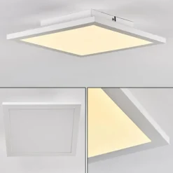 Plafonnier Barasat LED Blanc, 1 lumière