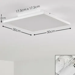 Plafonnier Barasat LED Blanc, 1 lumière
