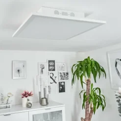 Plafonnier Barasat LED Blanc, 1 lumière