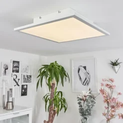 Plafonnier Barasat LED Blanc, 1 lumière
