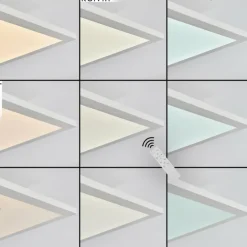 Plafonnier Barasat LED Blanc, 1 lumière