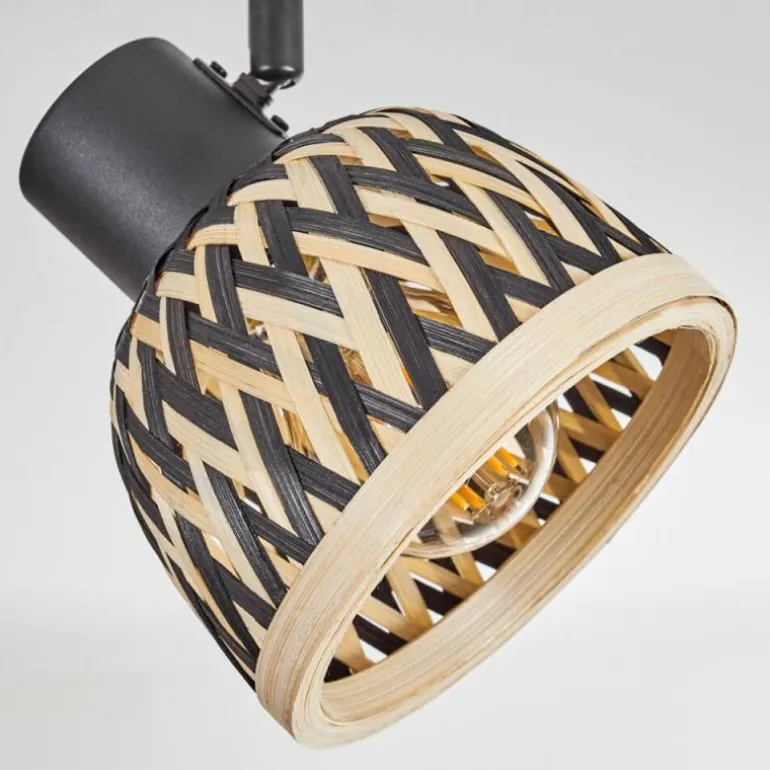 Plafonnier Barayn Noir, 2 lumières